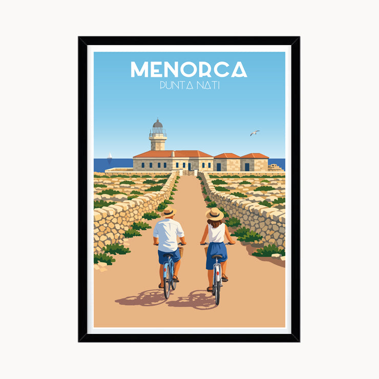 Affiche de la plage de Cavalleria