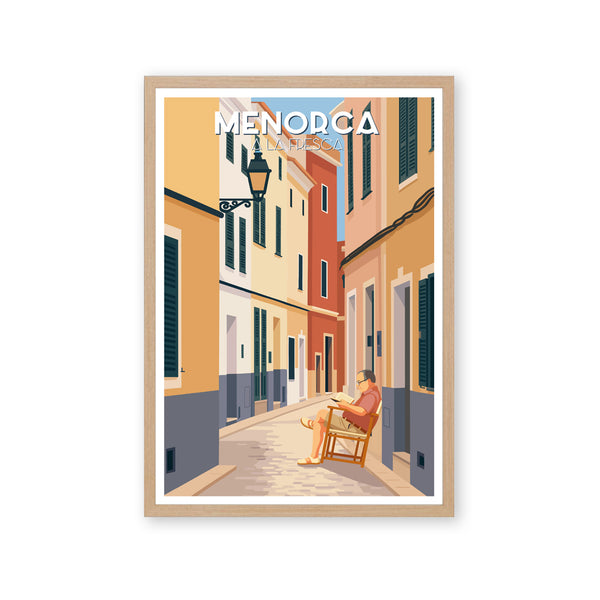 Póster y láminas neovintage Ses Andrones, Ciutadella - Menorca