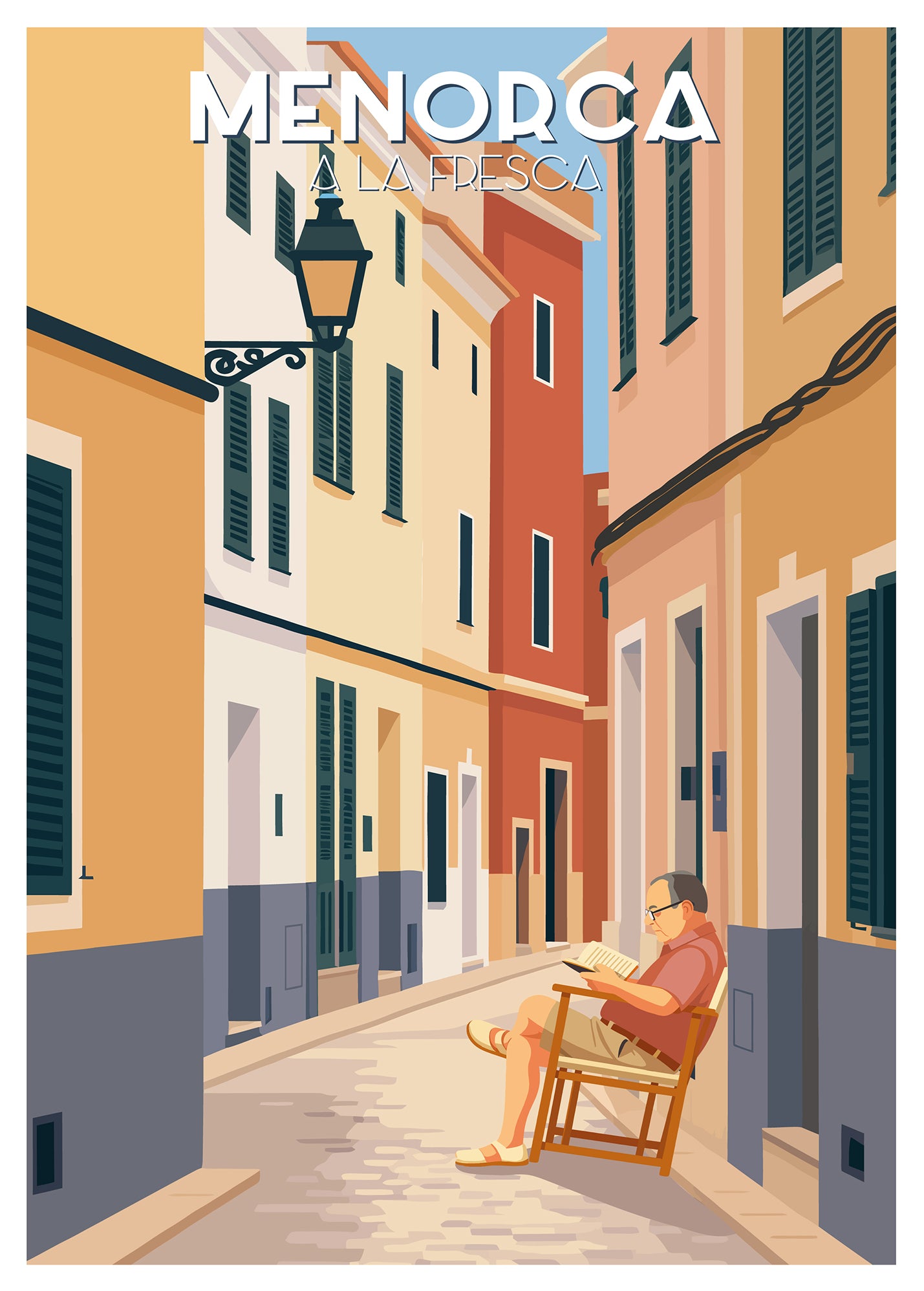 Póster y láminas neovintage Ses Andrones, Ciutadella - Menorca