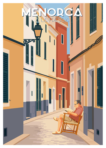 Póster y láminas neovintage Ses Andrones, Ciutadella - Menorca