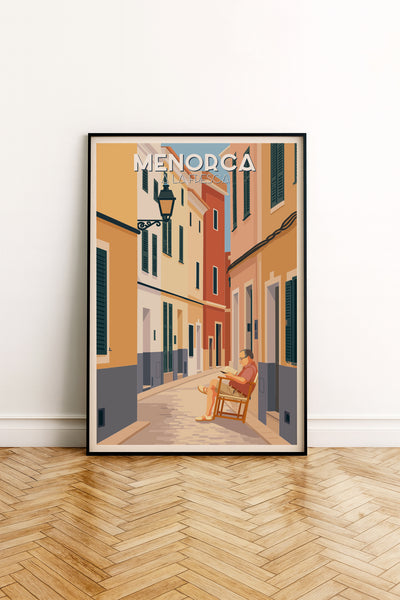 Póster y láminas neovintage Ses Andrones, Ciutadella - Menorca