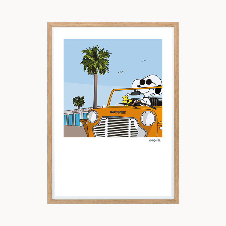 Affiche de la plage de Cavalleria