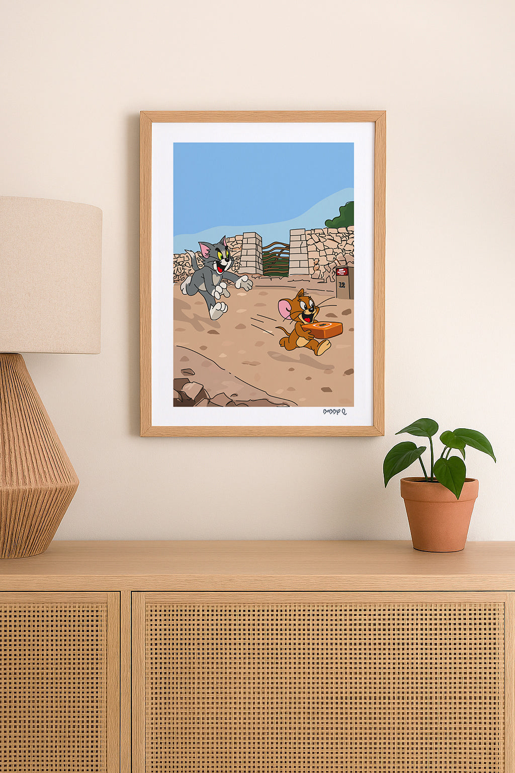 Affiche de la plage de Cavalleria