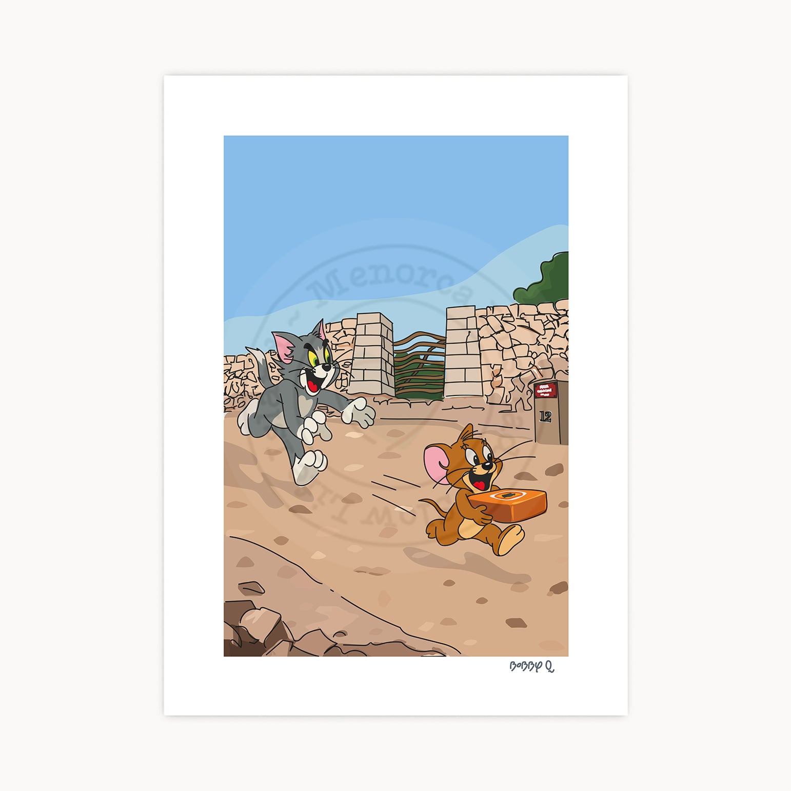 Affiche de la plage de Cavalleria