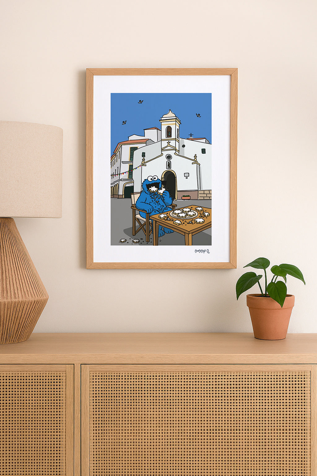 Affiche de la plage de Cavalleria