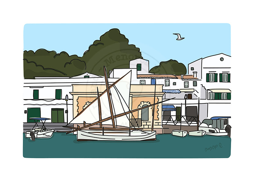 Ciutadella Vela Latina print