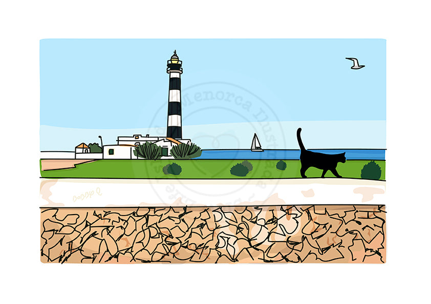 Lámina Artrutx gato negro