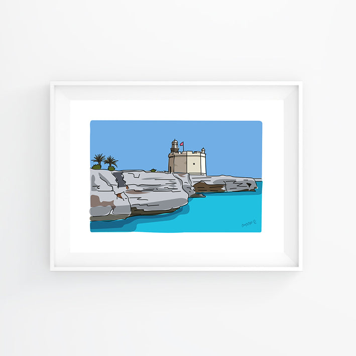 Castell de Sant Nicolau print