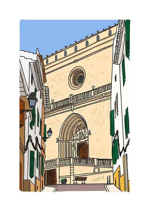 Alaior Church Print