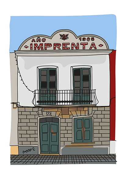 Printing plate La Económica de Es Castell