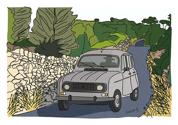 Lámina Renault 4