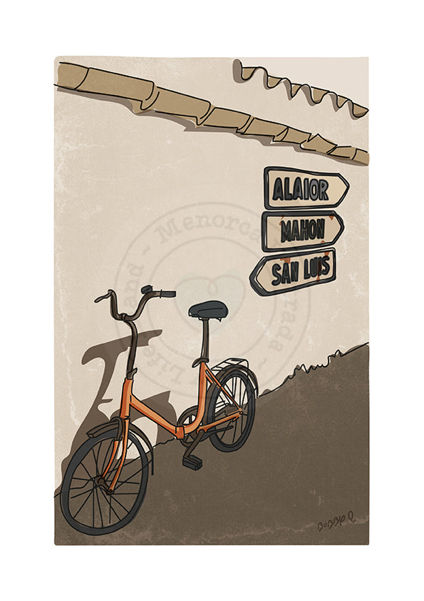 Impression de vélo Maó