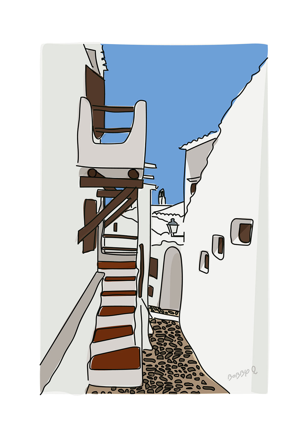 Binibeca Staircase Sheet