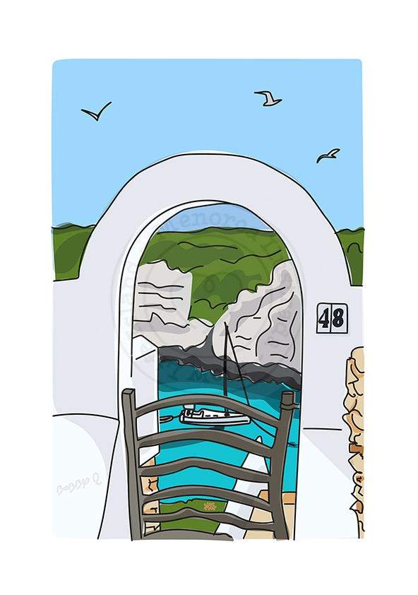 Cala print in Porter