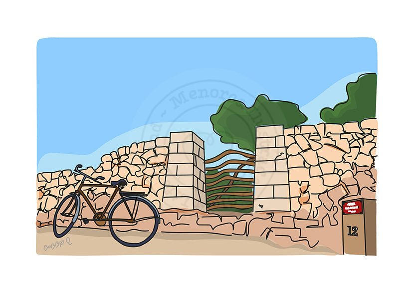 Lámina Camí de Cavalls en Bici