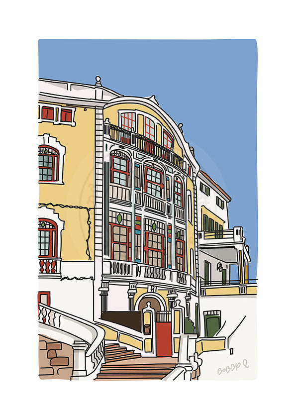 Lámina Casa Mir, Mahón