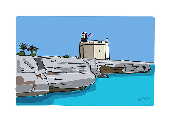 Castell de Sant Nicolau print