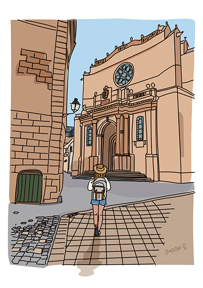 Lámina Catedral de Ciutadella