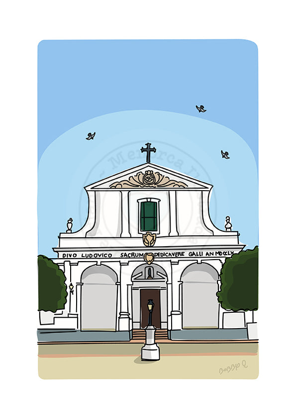 Sant Lluis Church Print