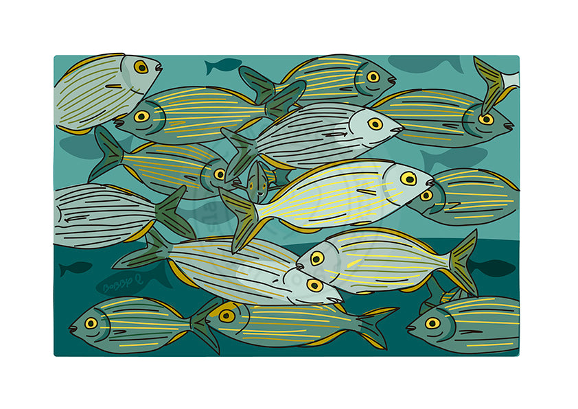Feuille de Minorque sous-marine