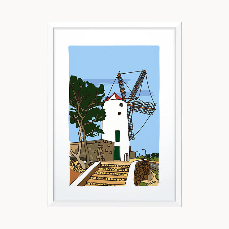 Lámina Molino de Es Castell