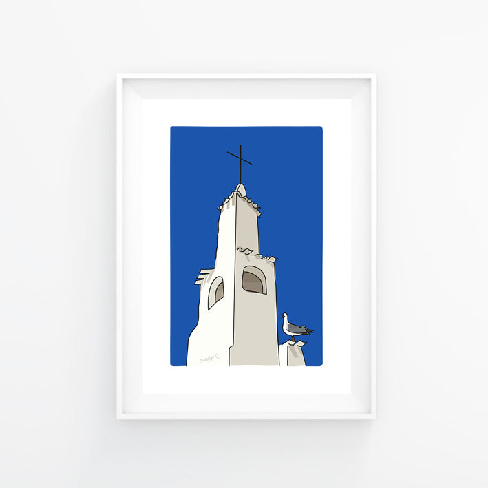 Lámina campanario de Binibeca II