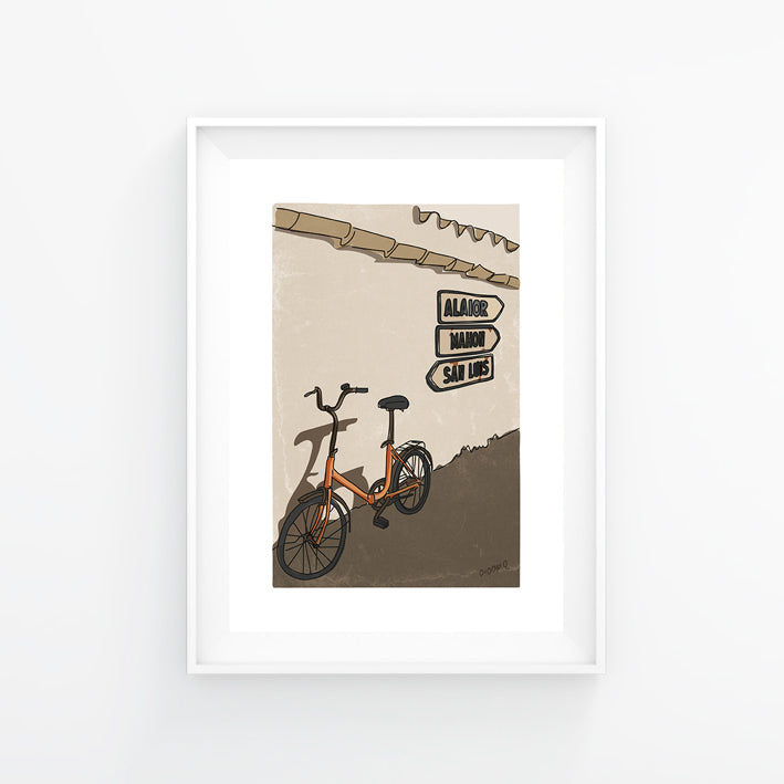 Lámina Bicicleta Maó