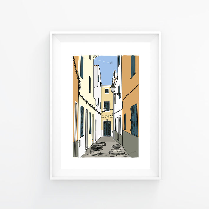 Lámina Calle de Ciutadella