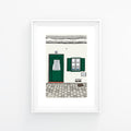 Print of a house from Es Migjorn Gran