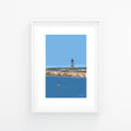 Reproduction du phare et du voilier d'Isla del Aire