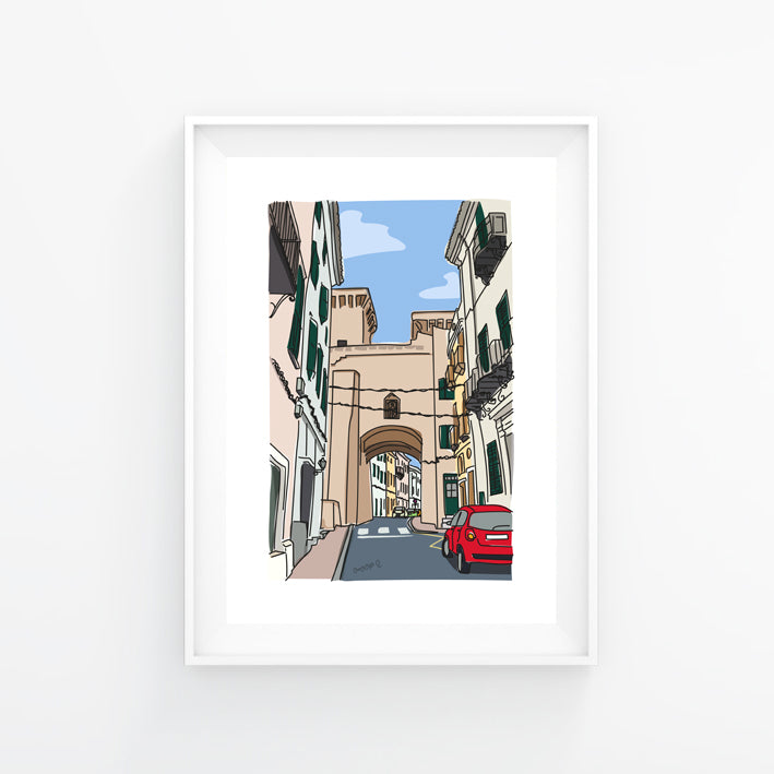 San Roc Portal Print, Maó