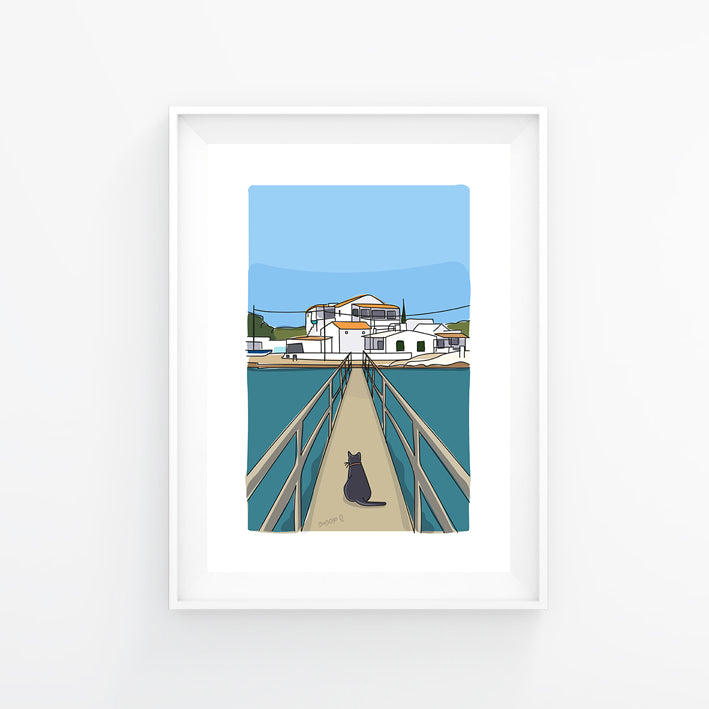 Sa Mesquida Sheet Footbridge