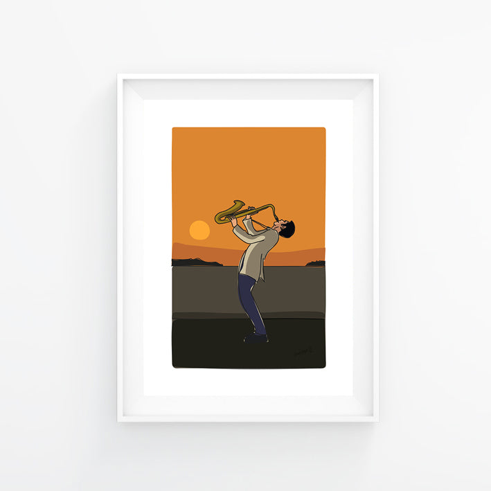 Jazz Sunset Print