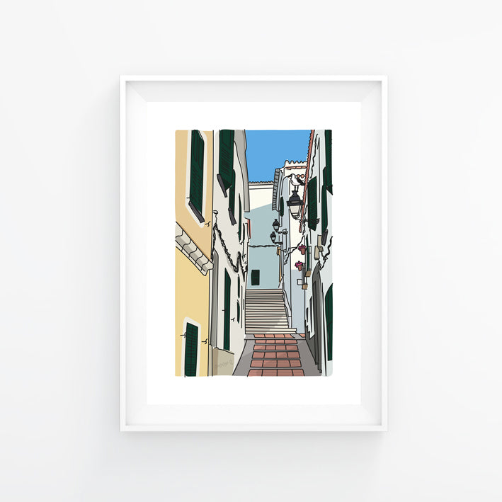 Sheet Es Mercadal stairs