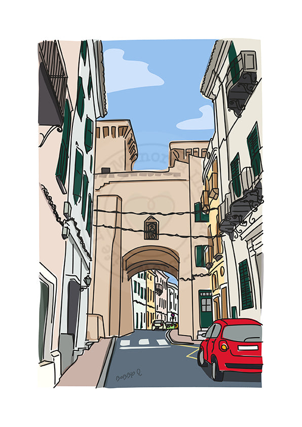 San Roc Portal Print, Maó