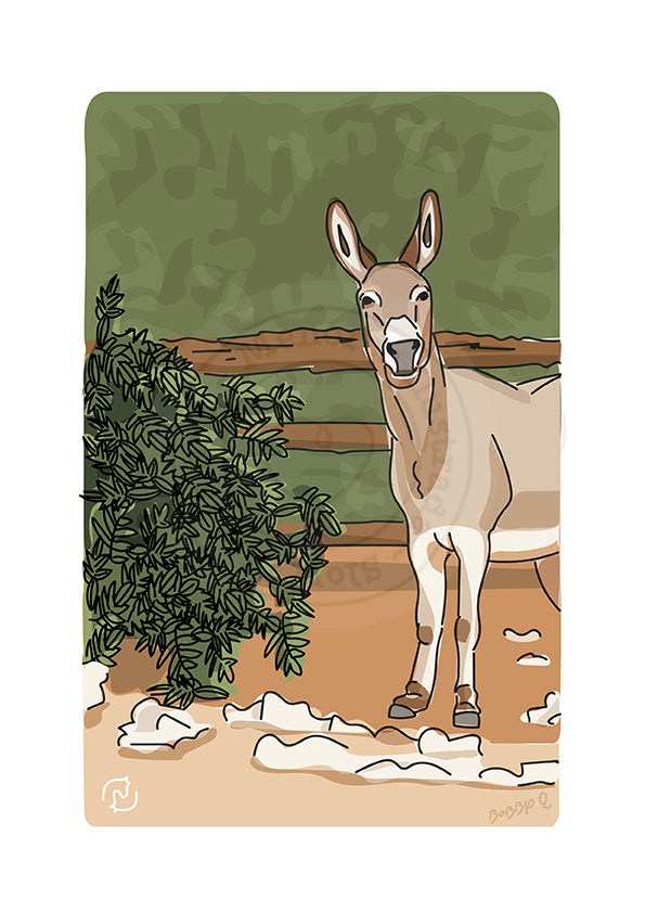 Solidarity Poster for Trebaluger Equine Rescue Center